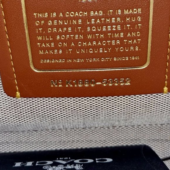 Coach leather tote bag - Picture 4 of 5